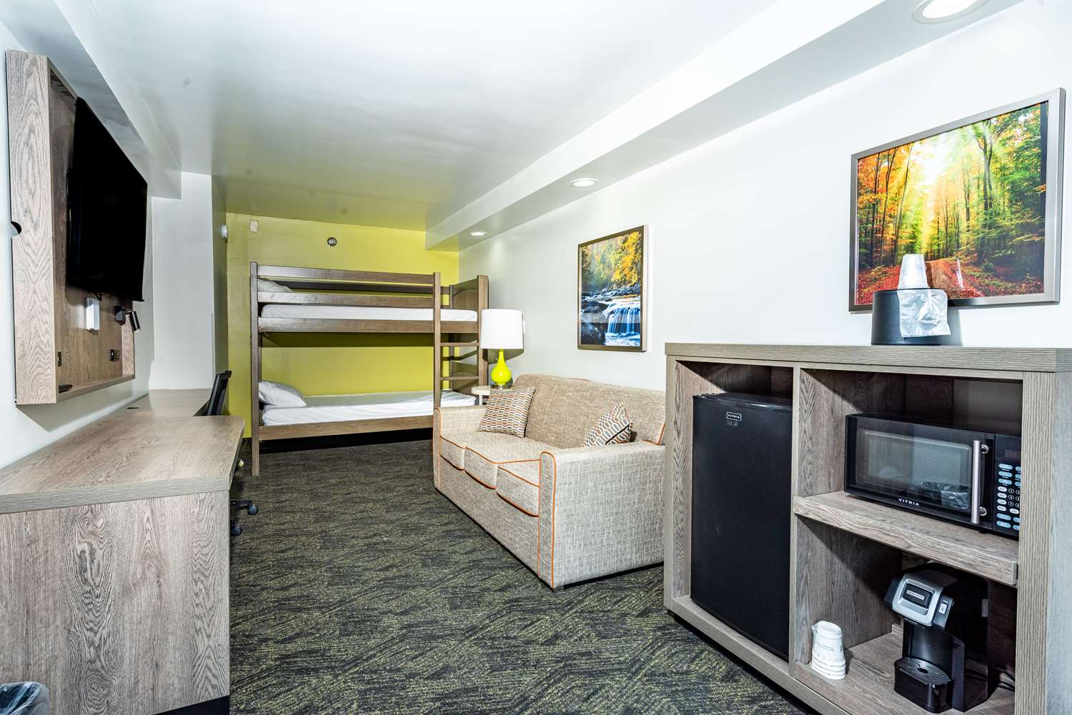 Bunk bed area for kids