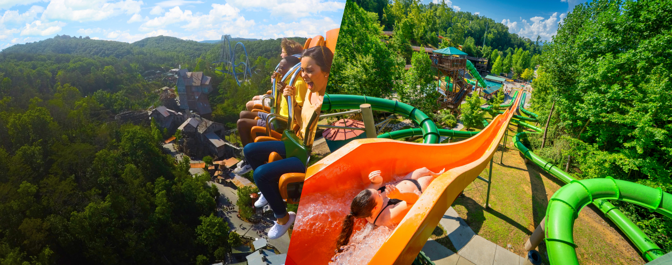 Dollywood's Splash Country water park attractions
